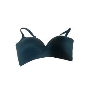Soma Enbliss Wireless Bra Size 40D Blue Nylon/Spandex Comfortable